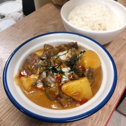 Curry massaman au Boeuf